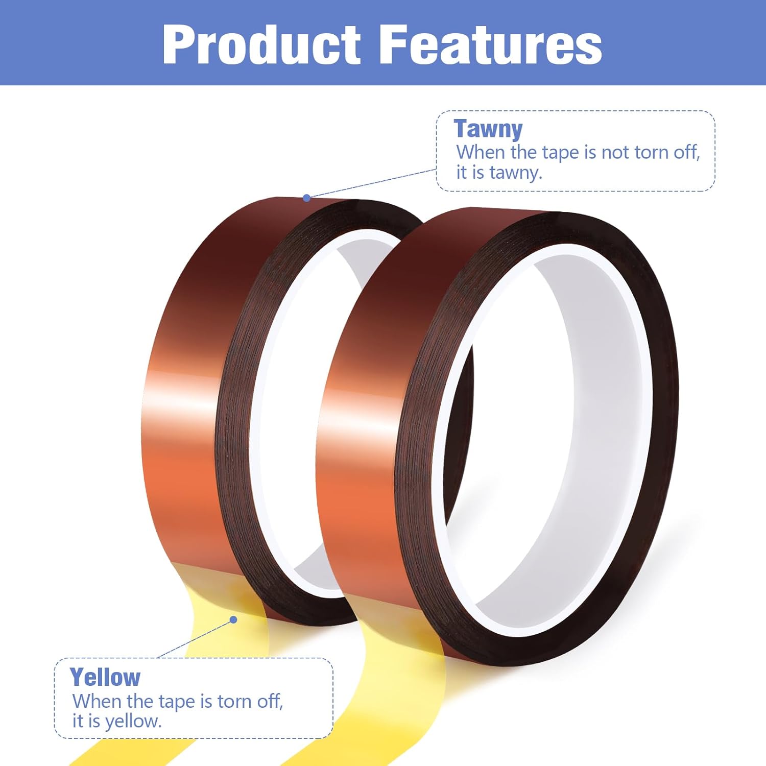 RoHS Compliant Gold Finger Kapton - Lead-Free Polyimide Tape